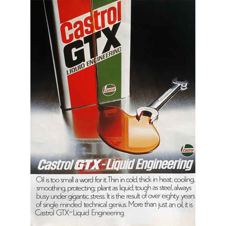Castrol_Classic_GTX_10w40_Motor_Oil_Liquid_engineering_print_advert