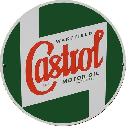 castrol_classic_oil_round_metal_workshop_sign